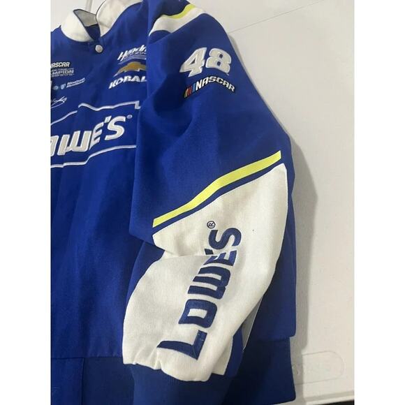 Nascar No 48 Jimmie Johnson Lowe's JH Design Racing Jacket Size 2XL New - Picture 5 of 15